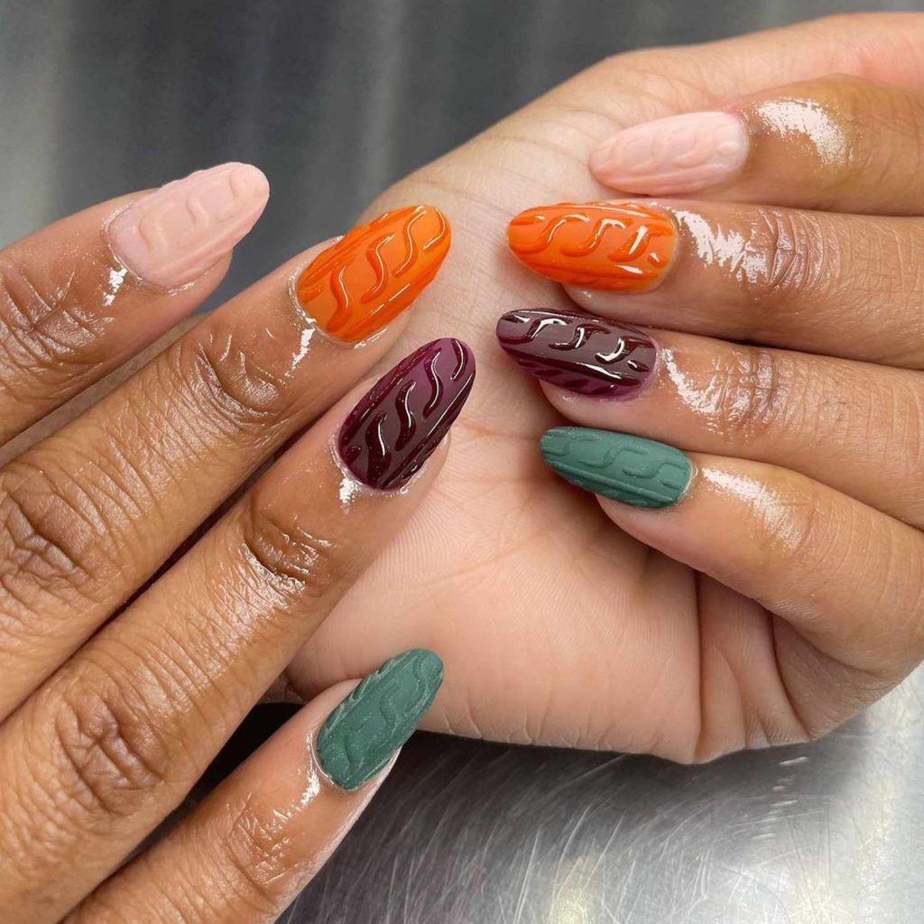 15 Fall Nails Ideas For Brown Skin Women